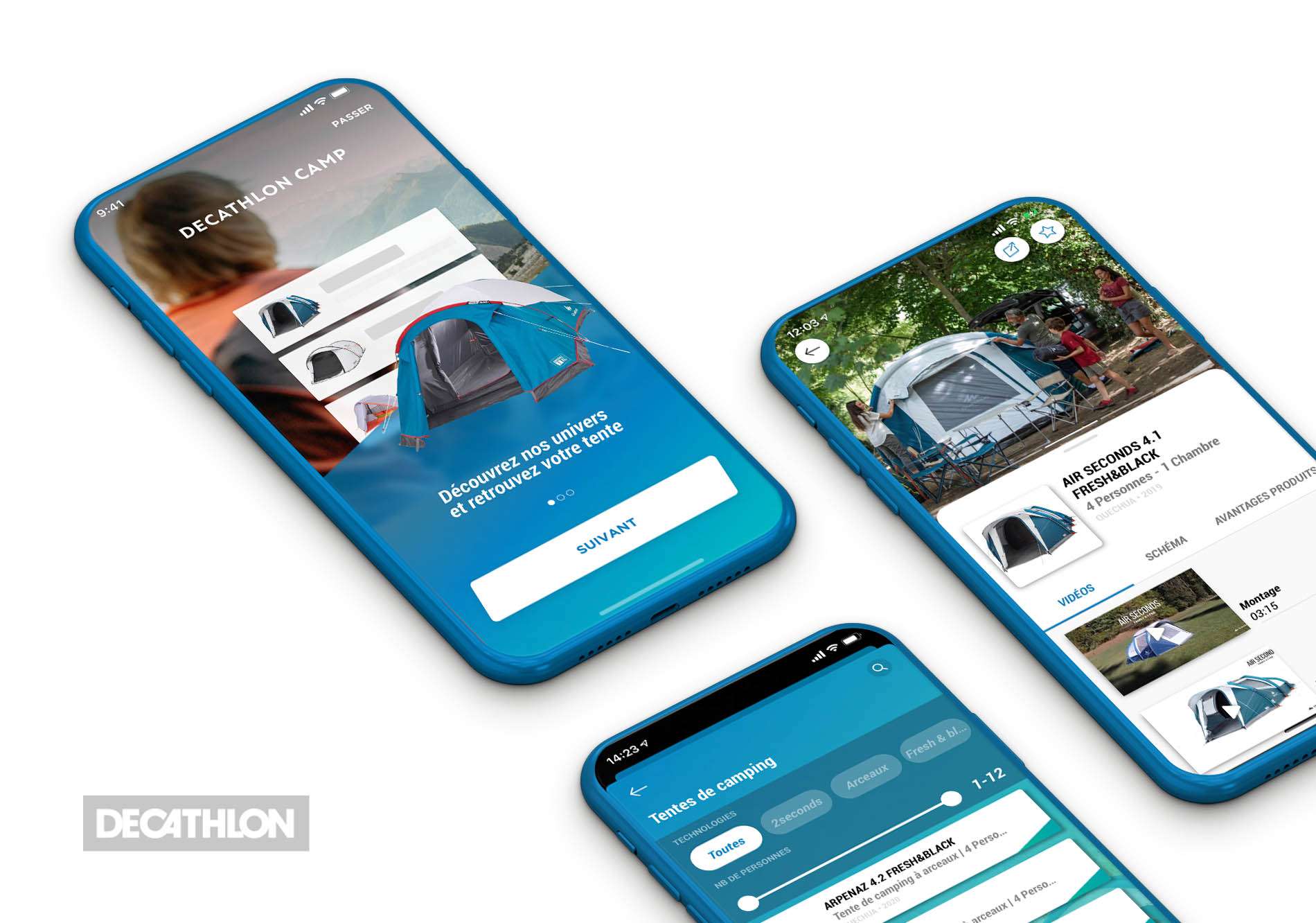 Decathlon Camp — Retail · Sport, projet réalisé par 55 agency